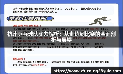 杭州乒乓球队实力解析：从训练到比赛的全面剖析与展望